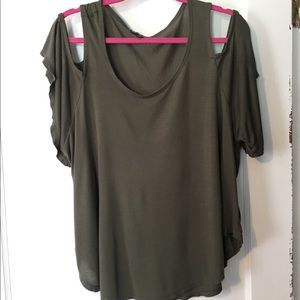Express - Cold Shoulder Top